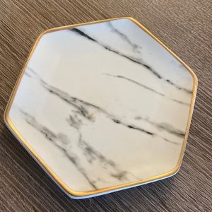 SOLD Glass Marble Tray